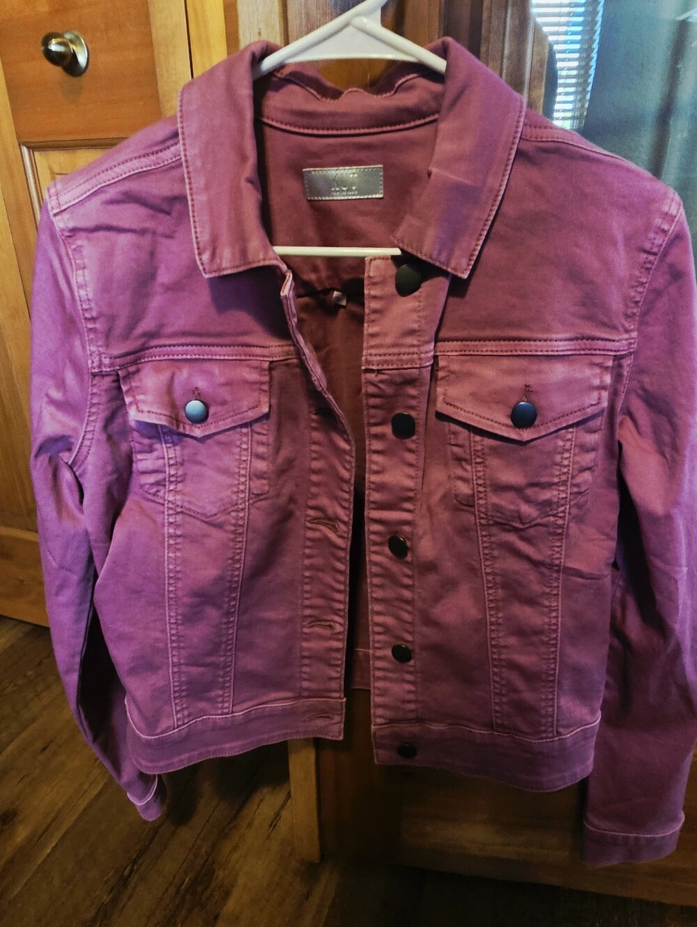 Kut from the Kloth Mauve-Iris/Purple Denim Jacket